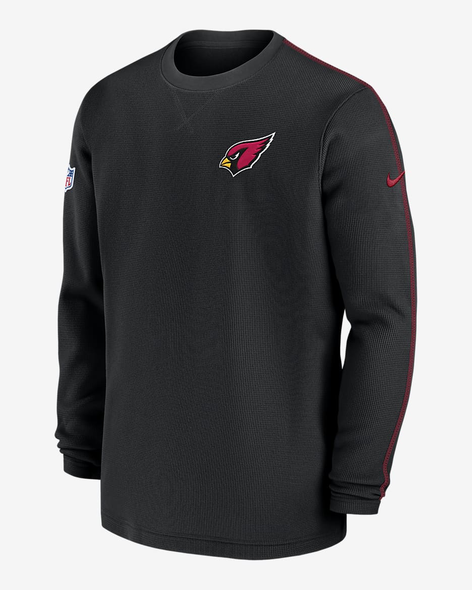 Arizona Cardinals Sideline Coach Men’s Nike NFL Long-Sleeve Top - Black/Red