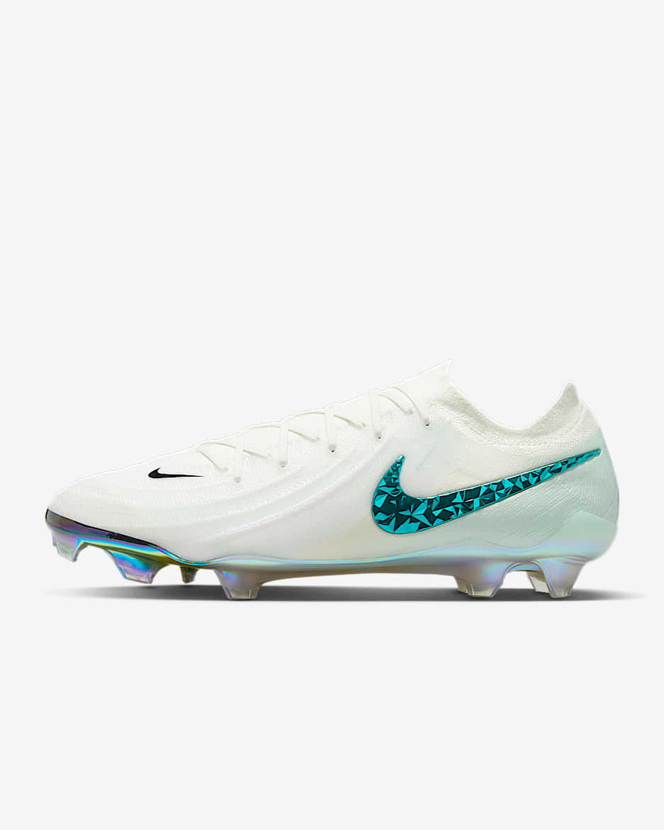 Chaussure de foot basse à crampons FG Nike Phantom GX 2 Elite LV8 - Blanc/Multicolore