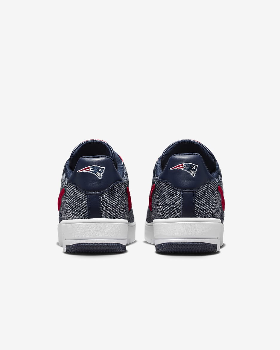 Nike Air Force 1 Ultra Flyknit Low Men's Shoes - Wolf Grey/College Navy/White/University Red