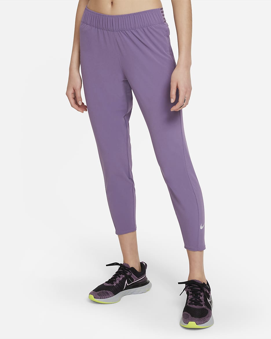 Nike Dri-FIT Essential Women's 7/8 Woven Running Pants - Amethyst Smoke