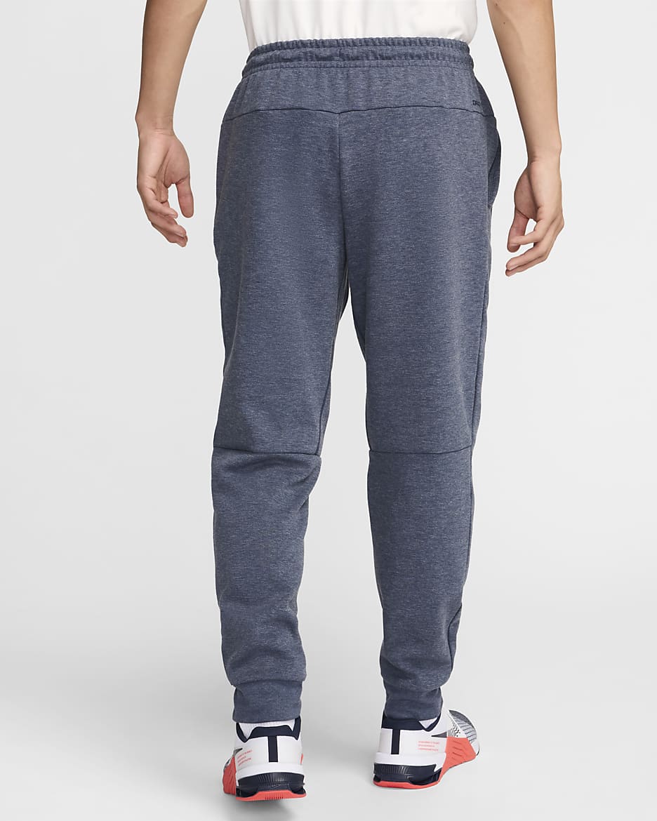 Mångsidiga sweats Nike Primary Dri-FIT UV för män - Obsidian/Heather/Obsidian