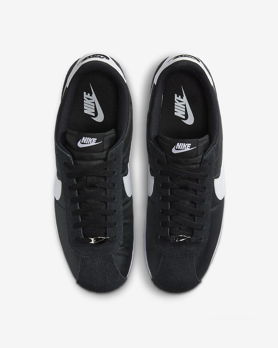 Nike Cortez Textile Men's Shoes - Black/White