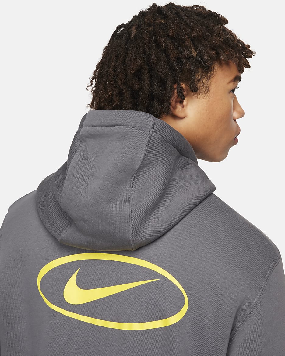 Nike Sportswear Men's Pullover Hoodie - Dark Grey