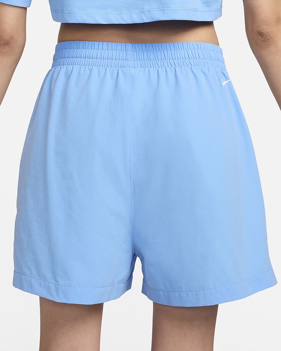 Nike Sportswear Women's Woven Shorts - University Blue/Sail