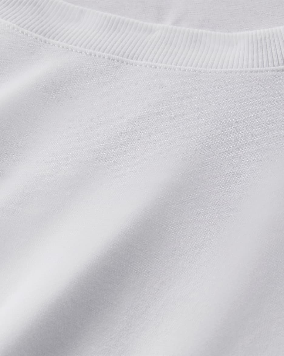 Haut à manches courtes Dri-FIT Nike One Relaxed pour femme - Blanc/Noir