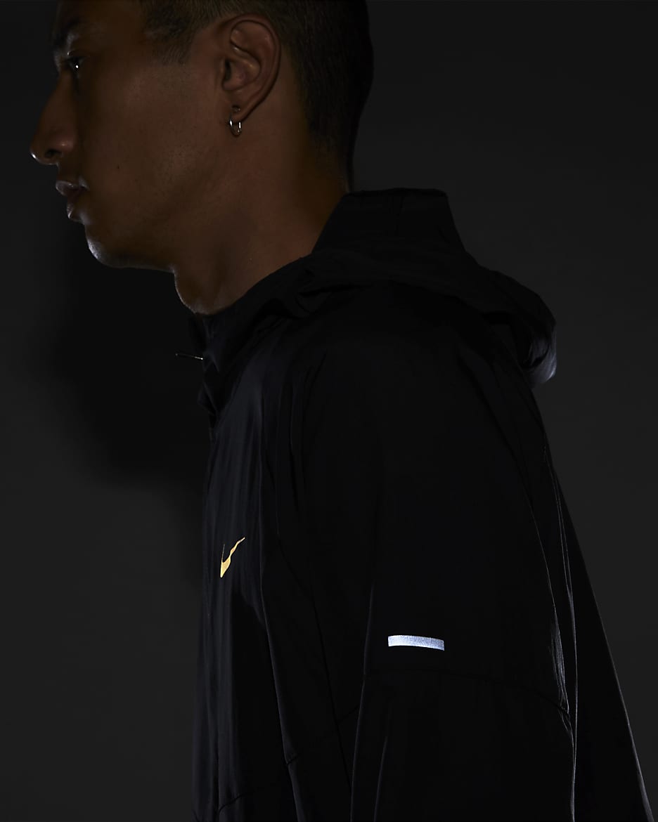 Nike Repel Miler Men's Running Jacket - Black/Black