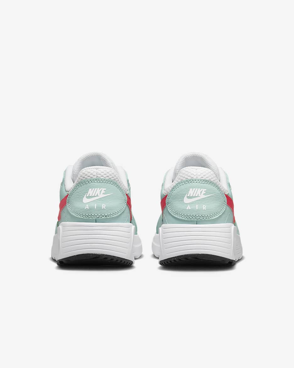Nike Air Max SC-sko til kvinder - hvid/Jade Ice/sort/Light Fusion Red