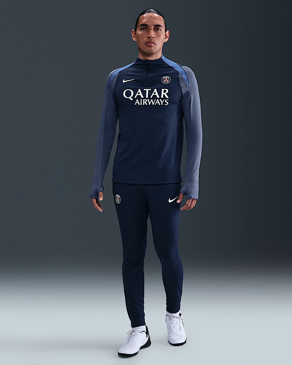 Paris Saint-Germain Strike Elite Men's Nike Dri-FIT ADV Football Knit Pants - Midnight Navy/Hyper Royal/White