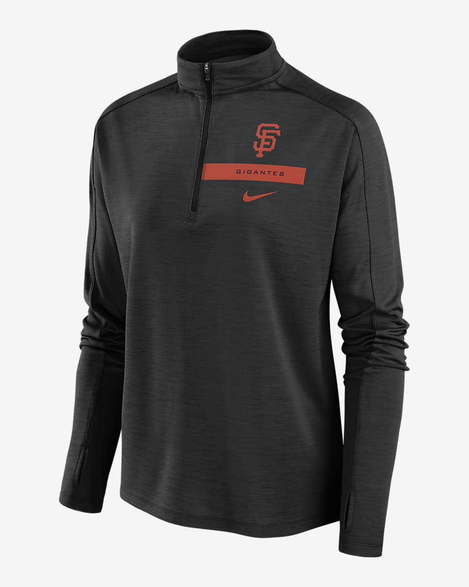 Nike Dri-FIT Primetime Local Touch (MLB San Francisco Giants) Women's 1/2-Zip Jacket - Black