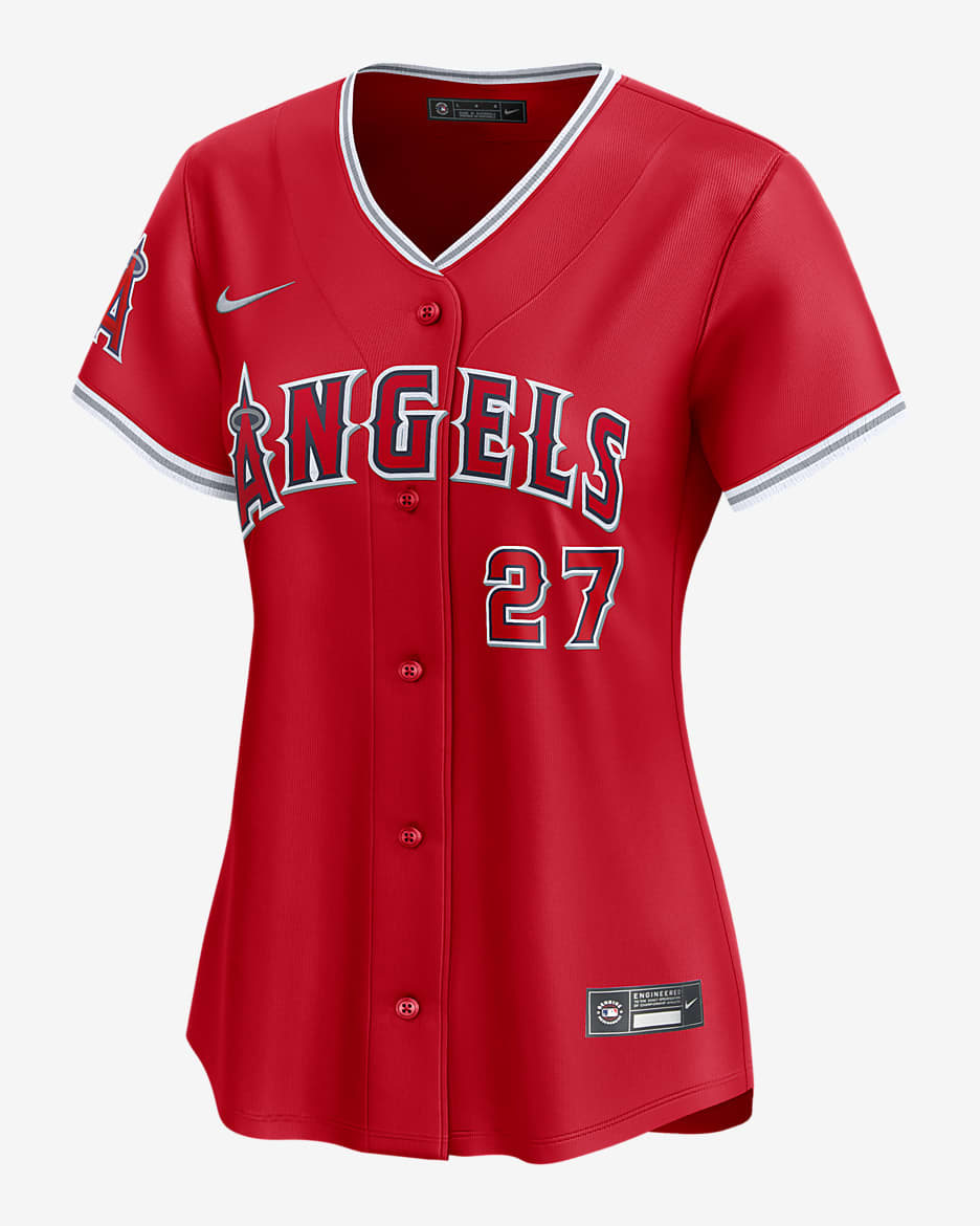 Mike Trout Los Angeles Angels Women's Nike DriFIT ADV MLB Limited