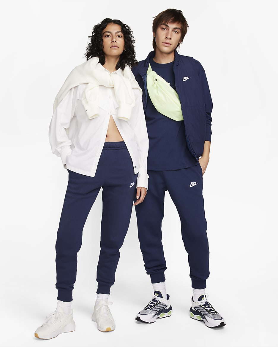 Nike Sportswear Club Fleece Joggers - Midnight Navy/Midnight Navy/White