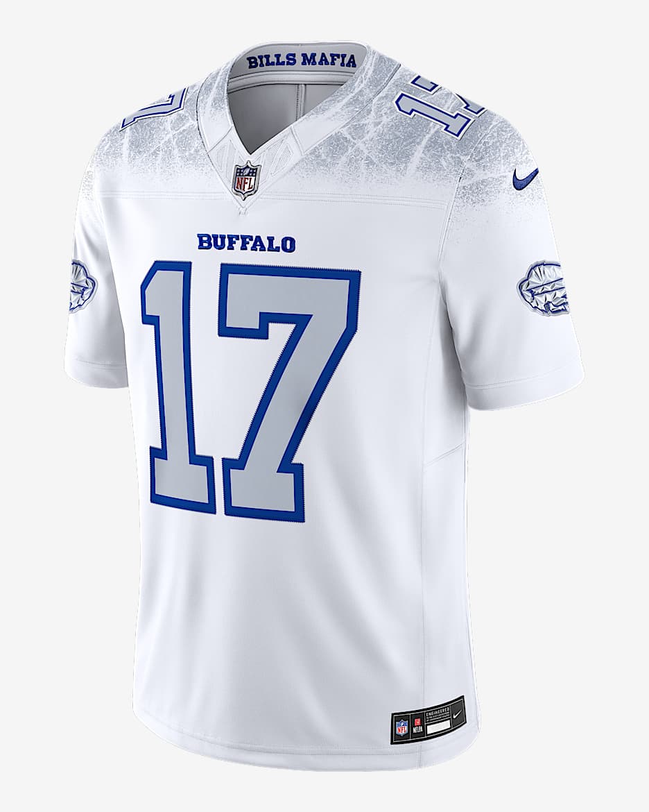 Josh Allen Buffalo Bills Rivalries Collection Men's Nike Dri-FIT NFL Limited Jersey - White