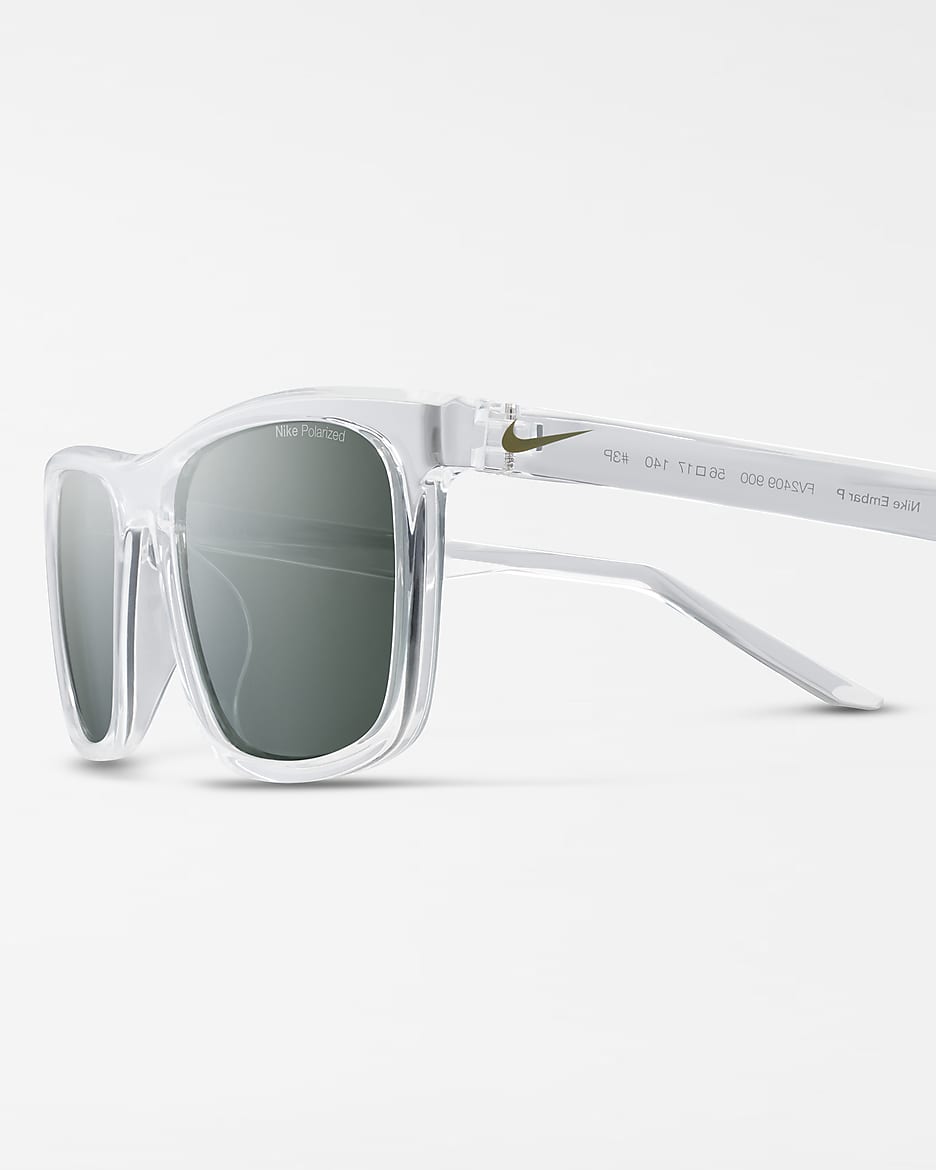 Nike Embar Polarized Sunglasses - Clear