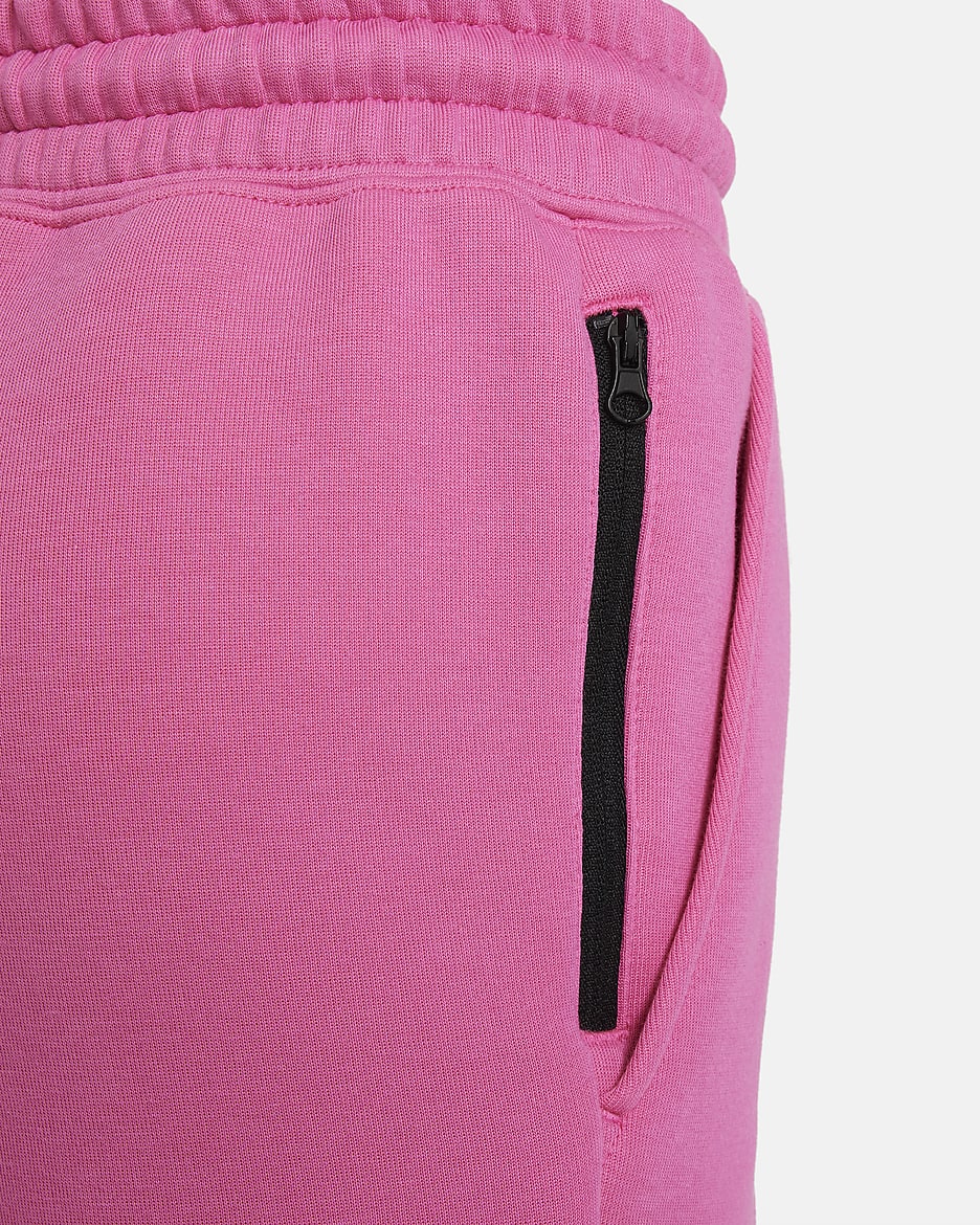 Παντελόνι φόρμας Nike Sportswear Tech Fleece για μεγάλα κορίτσια - Alchemy Pink/Μαύρο/Μαύρο