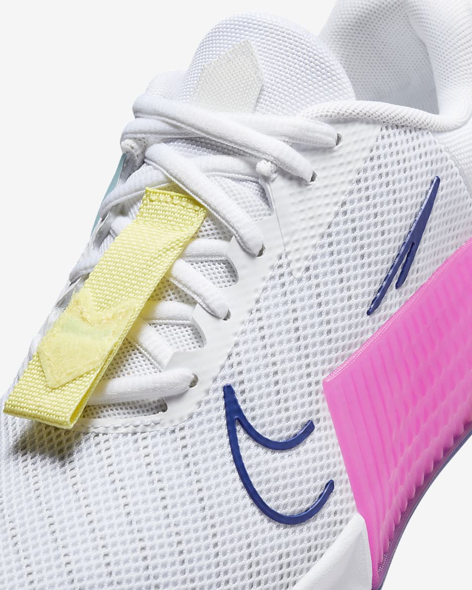 Nike Metcon 9 Women's Workout Shoes - White/Deep Royal Blue/Fierce Pink/White