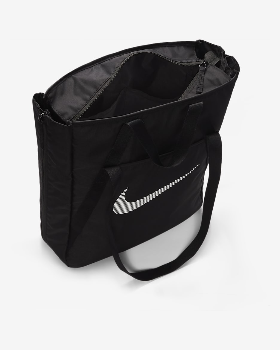 Nike Bossa de mà per al gimnàs (28 l) - Negre/Negre/Blanc