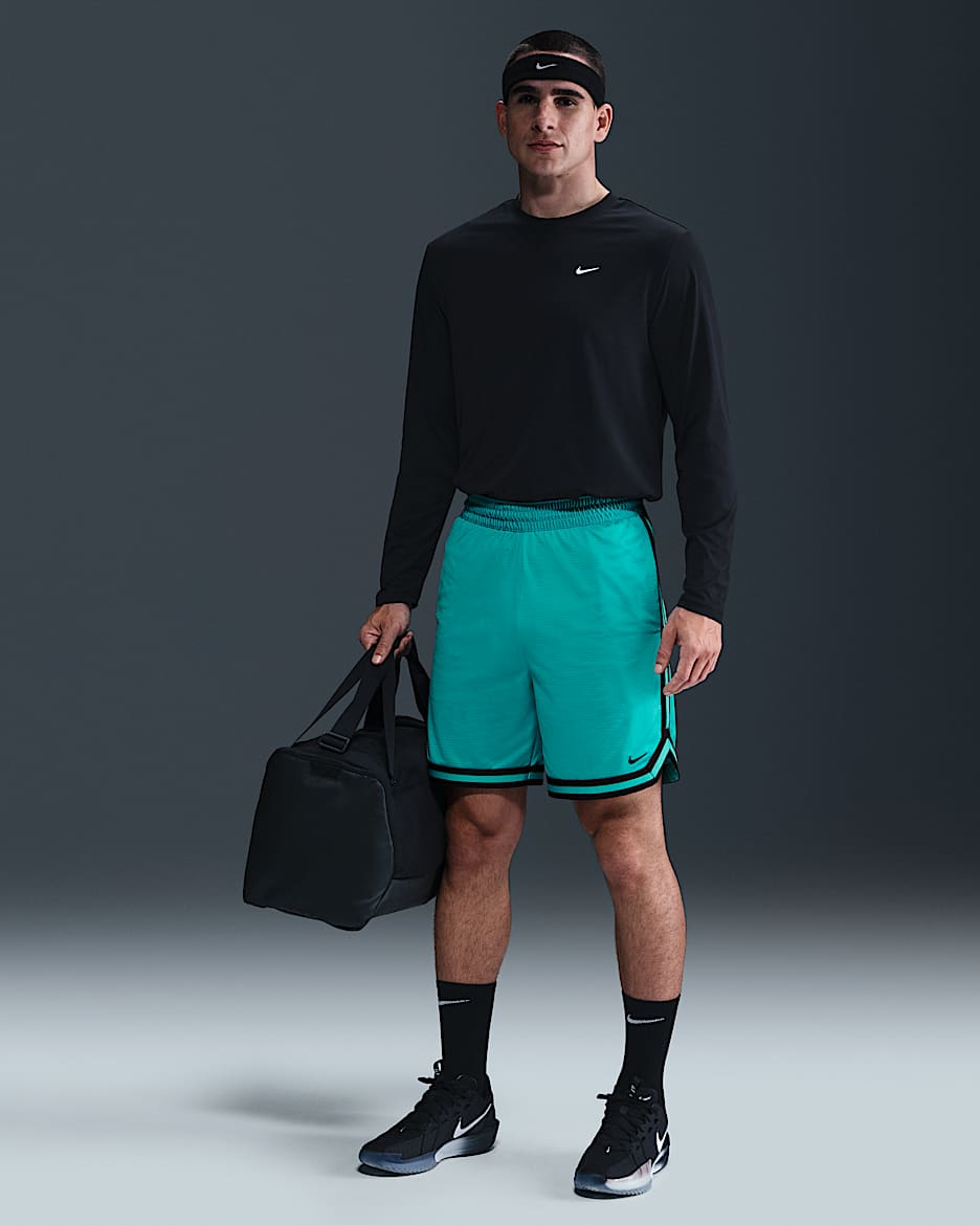 Nike DNA Men's Dri-FIT 8" Basketball Shorts - Dusty Cactus/Black/Black