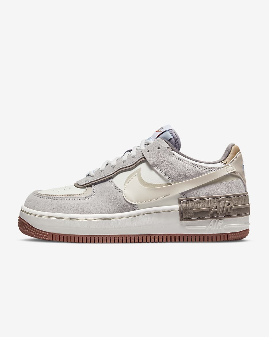 Chaussure Nike Air Force 1 Shadow pour femme - Sail/Sail/Grey Fog/Pale Ivory