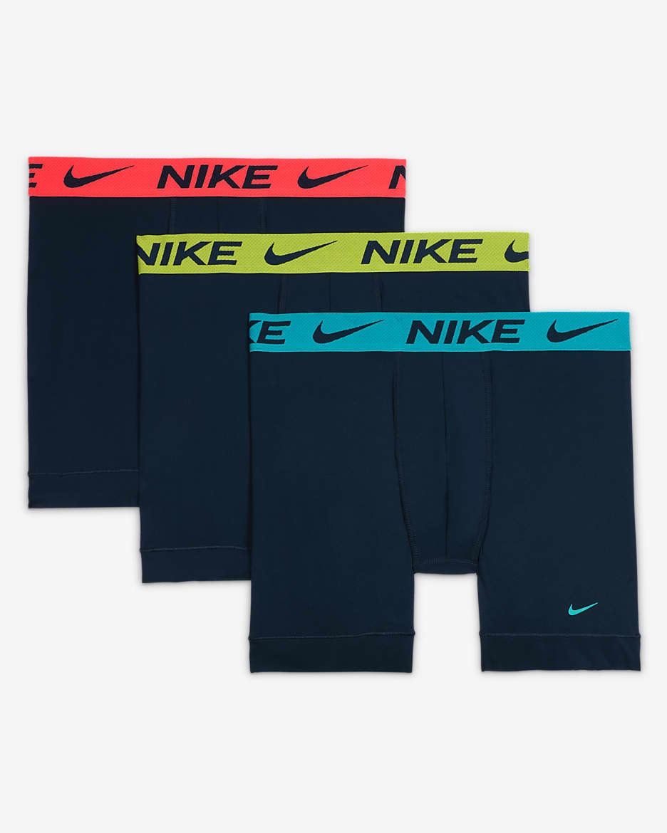 Nike Dri-FIT ADV Micro Men's Boxer Briefs (3-Pack) - Ocean Blue