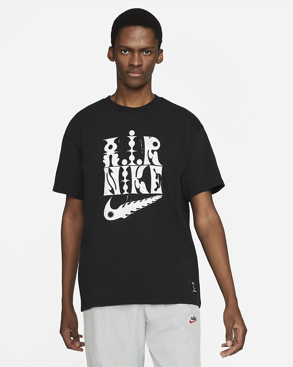 ナイキ スポーツウェア メンズ Tシャツ - ブラック