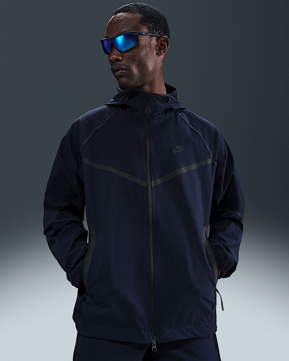 Nike Tech Men's Woven Jacket - Obsidian/Obsidian/Black