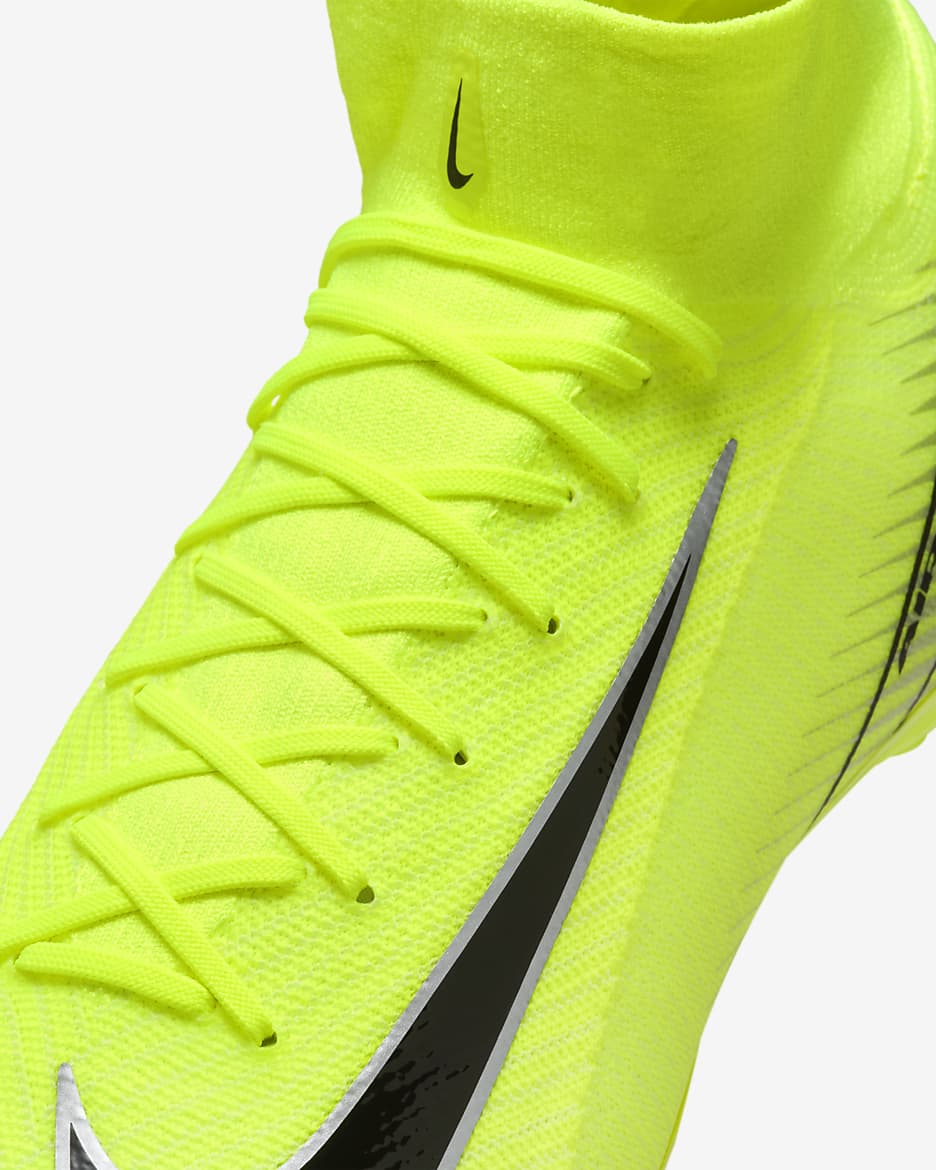 Nike Mercurial Superfly 10 Pro FG High-Top Football Boot - Volt/Black