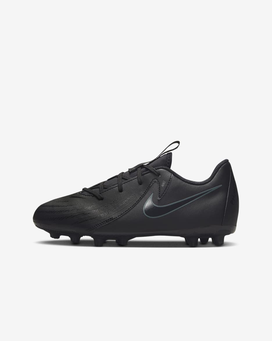 Nike Jr. Phantom GX 2 Academy Little/Big Kids' HG Soccer Cleats - Black/Deep Jungle/Black