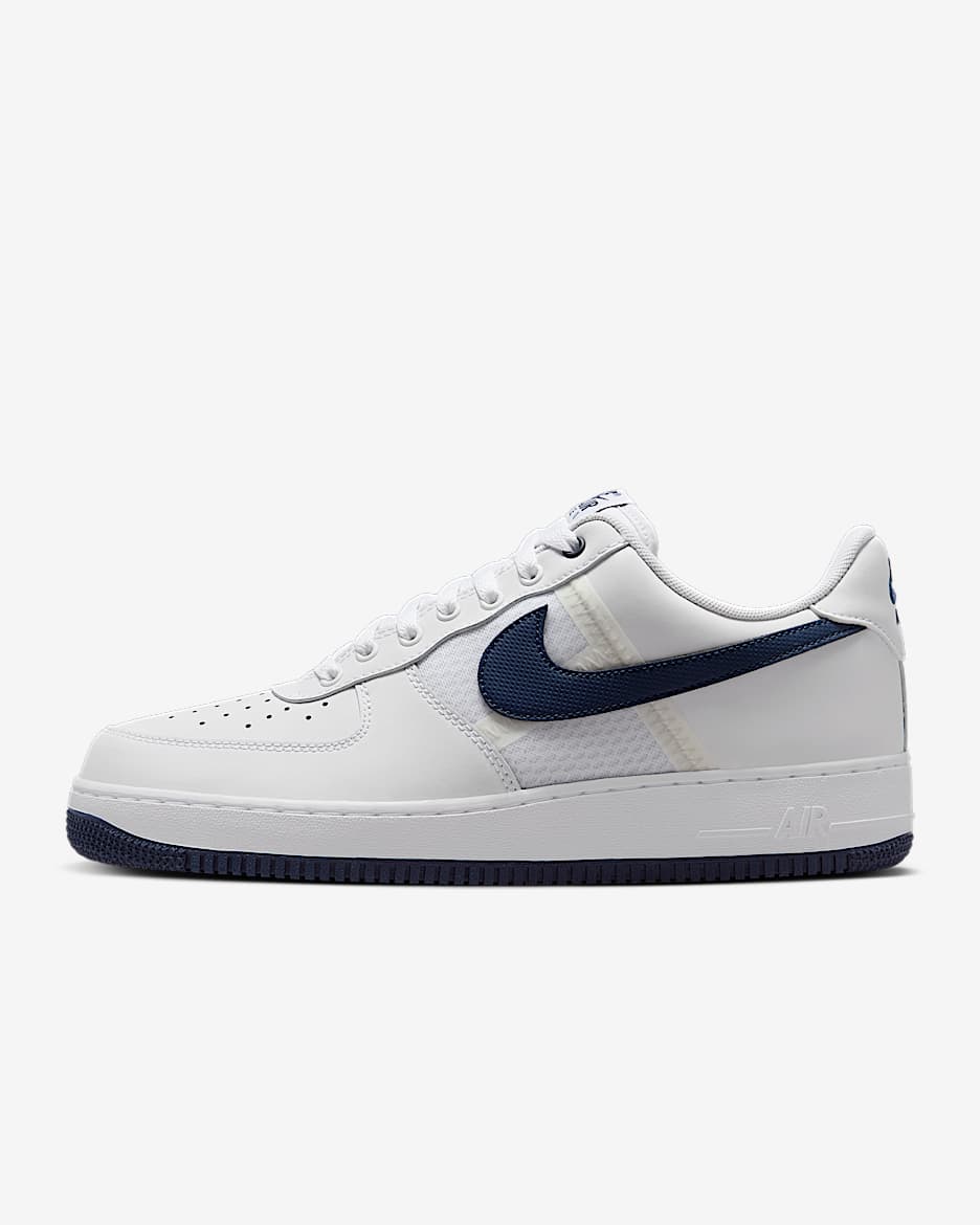 Chaussure Nike Air Force 1 '07 LV8 pour homme - Blanc/Phantom/Midnight Navy