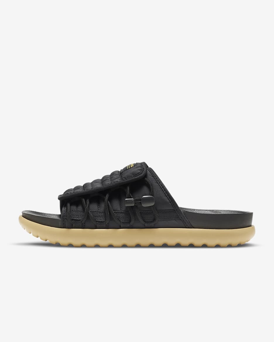 Claquettes Nike Asuna 2 pour Homme - Noir/Anthracite/Club Gold/Sanded Gold