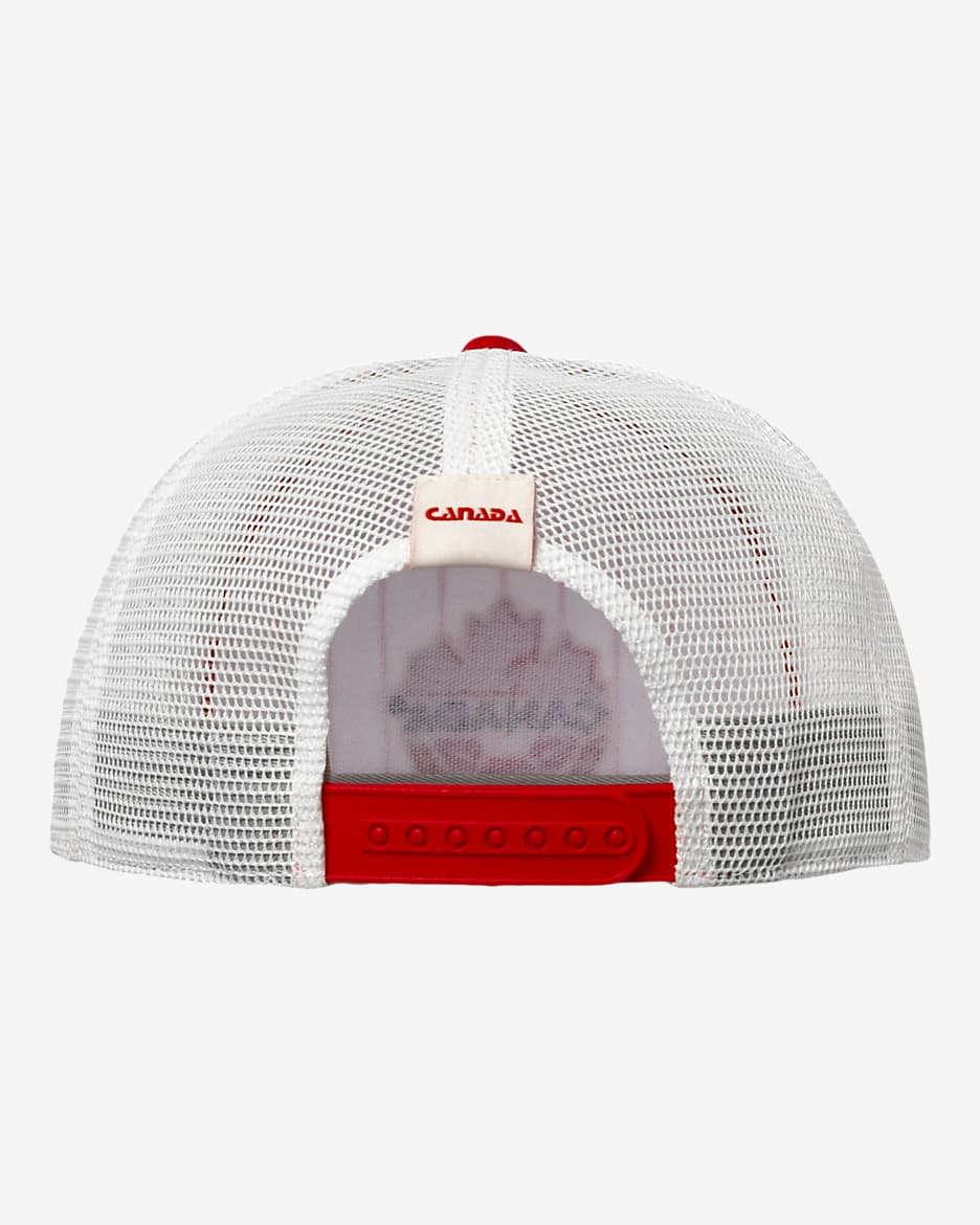 Gorra de rejilla de fútbol Nike Canada - Rojo universitario