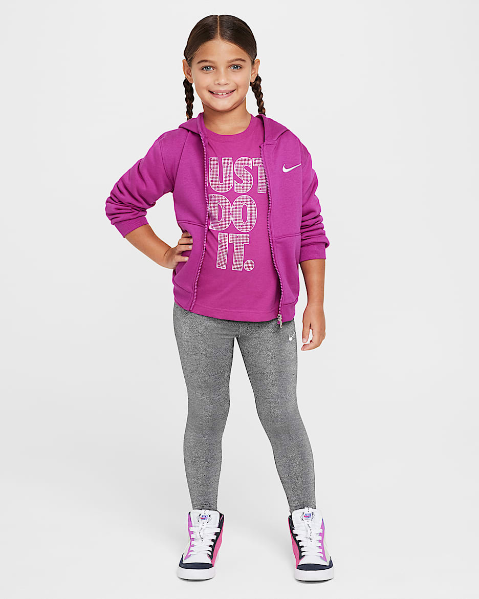 Nike Shine Leggings für jüngere Kinder - Schwarz