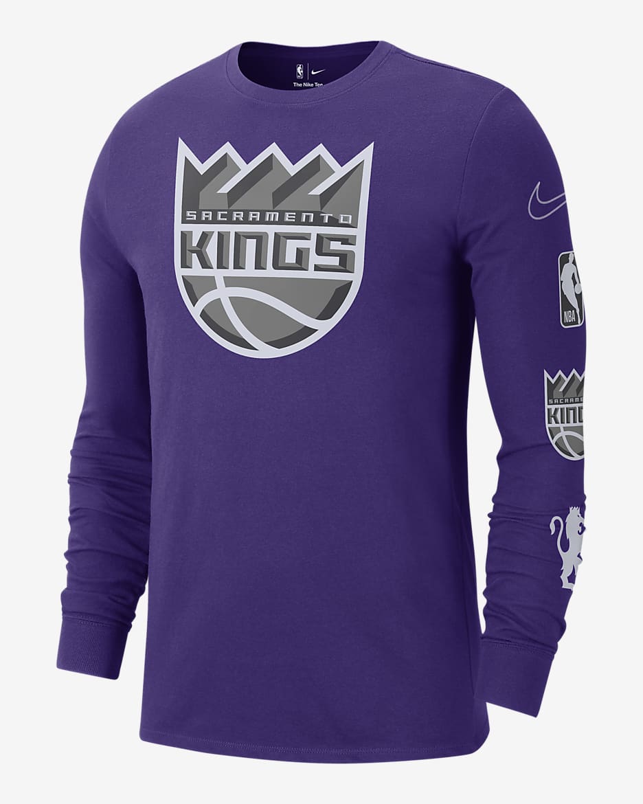 Sacramento Kings City Edition Men's Nike NBA Long-Sleeve T-Shirt - Field Purple