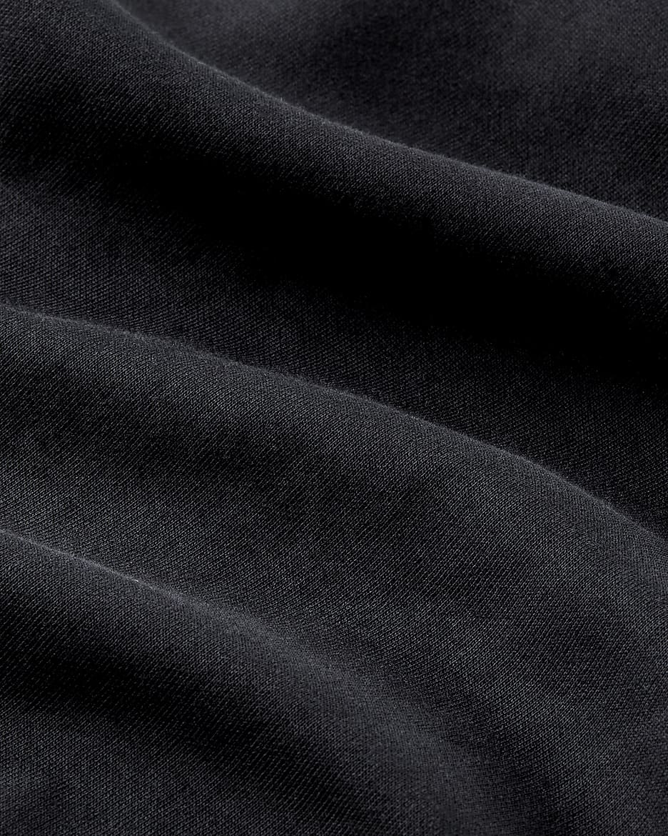 Haut en tissu Fleece à manches courtes Nike Tech pour homme - Noir/Noir