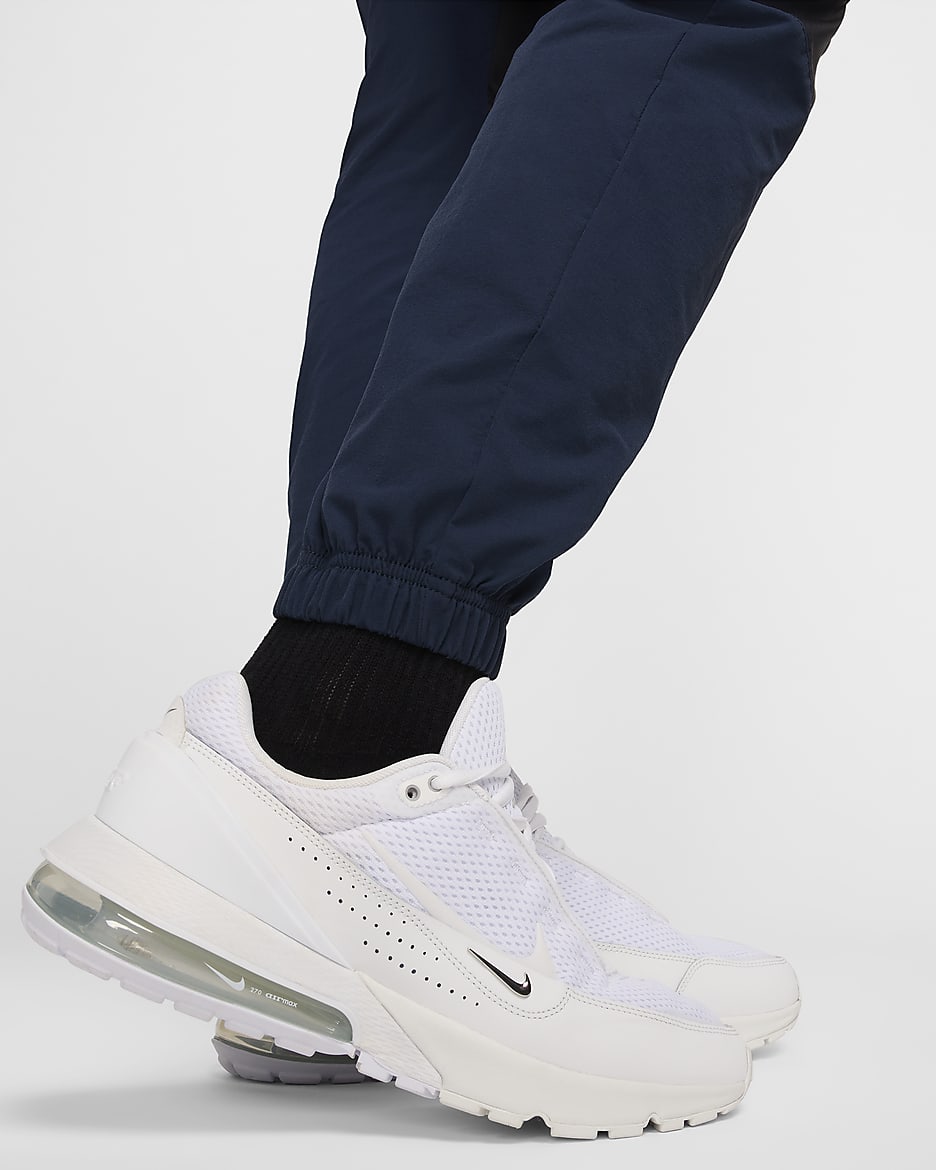 Nike Sportswear Air Max Pantalón cargo de tejido Woven - Hombre - Armory Navy/Dark Smoke Grey/Negro