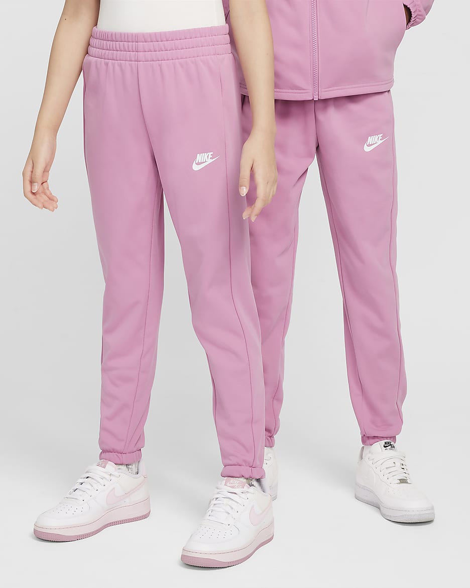 Conjunto de entrenamiento para niños talla grande Nike Sportswear - Flamenco mágico/Flamenco mágico/Blanco