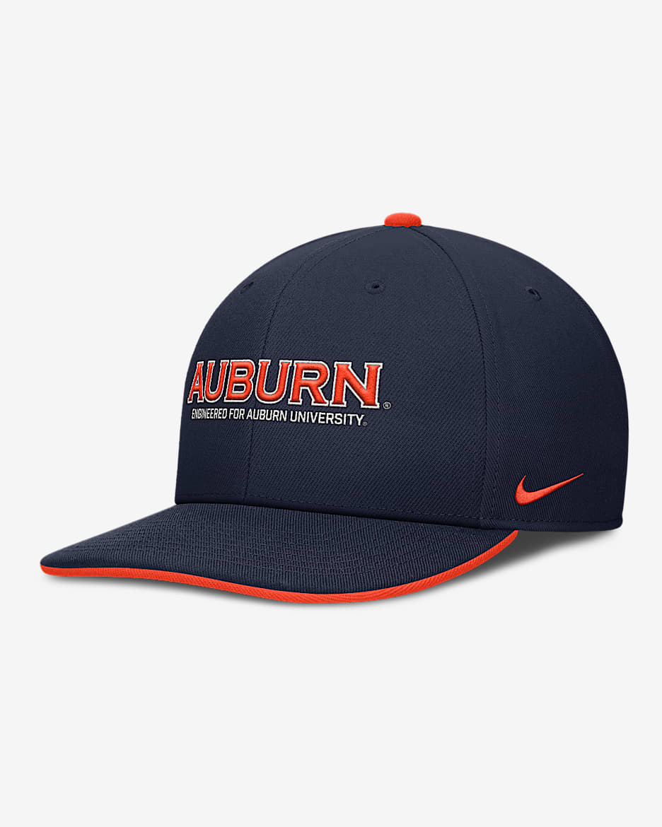 Auburn On-Field Pro Men's Nike Dri-FIT College Adjustable Hat - Navy