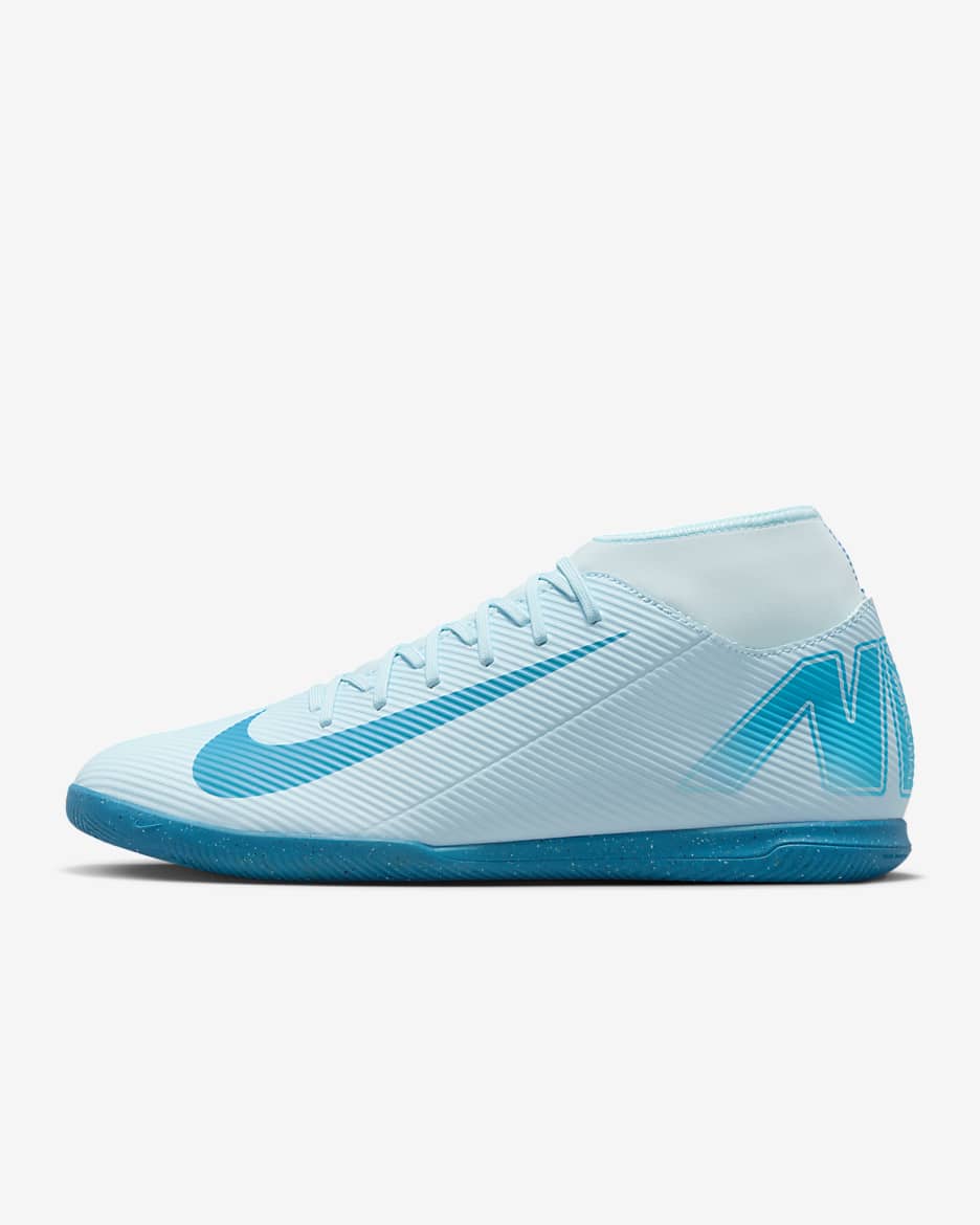 Nike Mercurial Superfly 10 Club IC High-Top Football Shoes - Glacier Blue/Blue Orbit