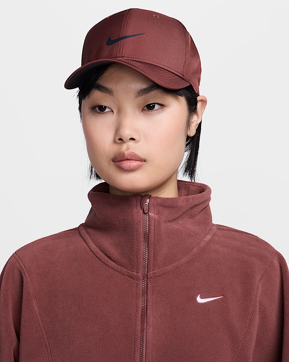 Gorra estructurada con cierre a presión Nike Dri-FIT Rise - Poni oscuro/Antracita/Negro