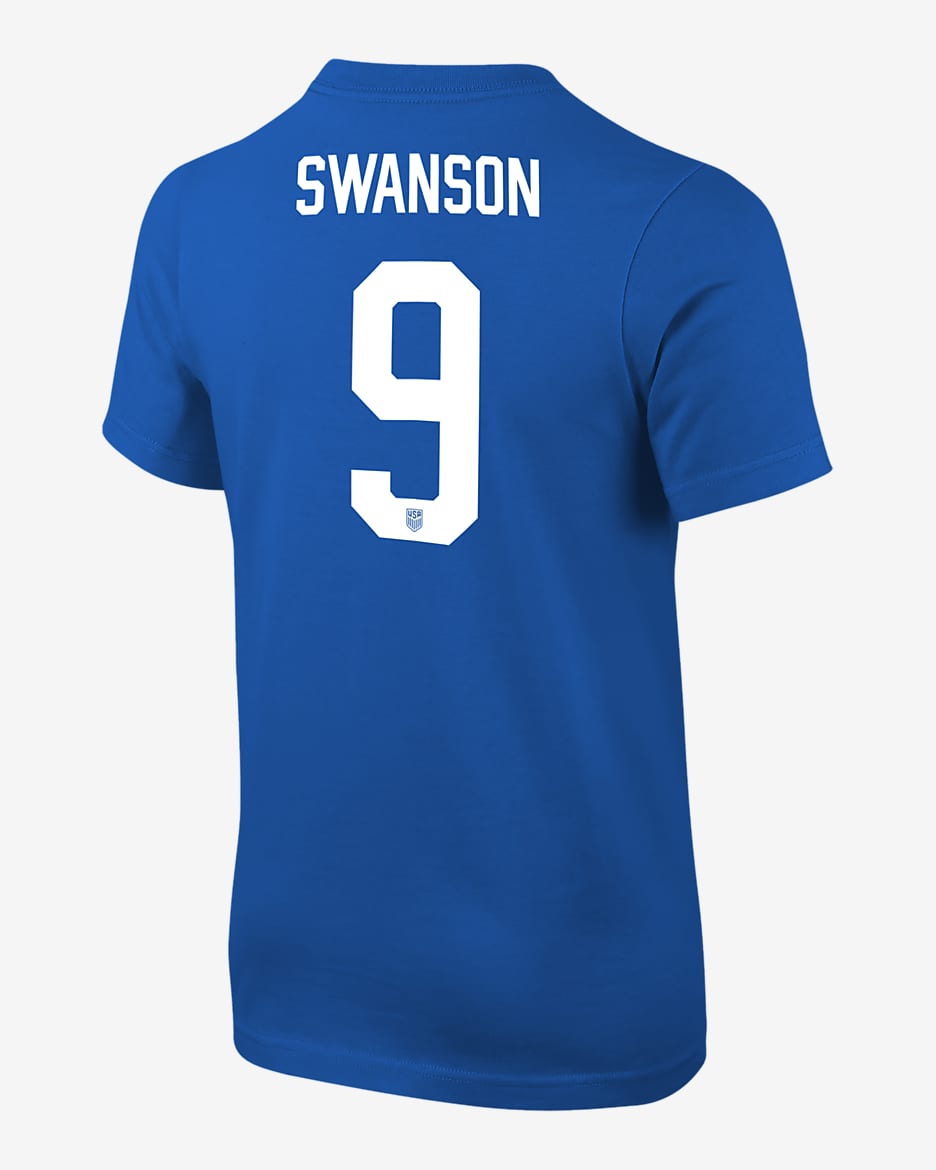 Mallory Swanson USWNT Big Kids' Nike Soccer T-Shirt - Game Royal