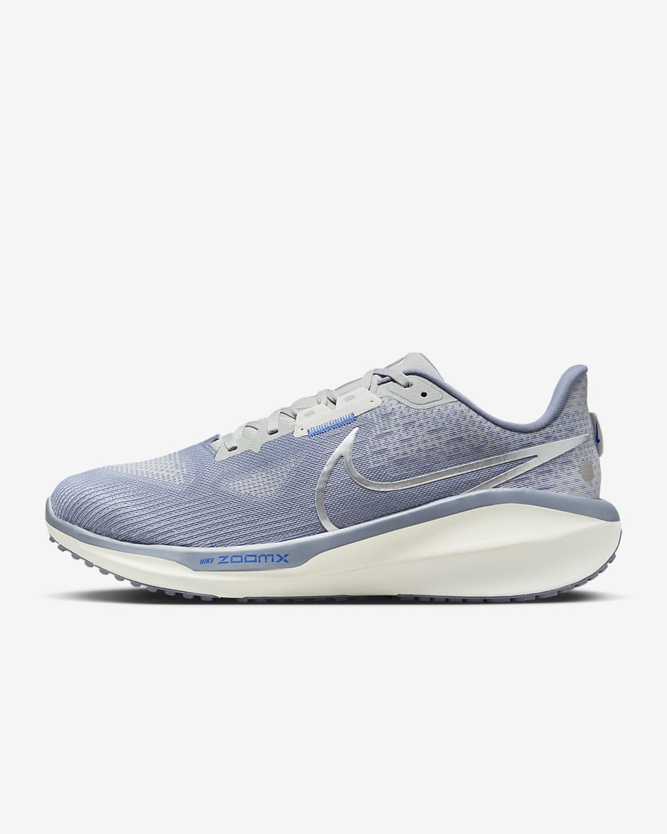 Tenis de correr en pavimento para hombre Nike Vomero 17 - Pizarra cenizo/Gris humo claro/Polvo fotón/Plata metalizado