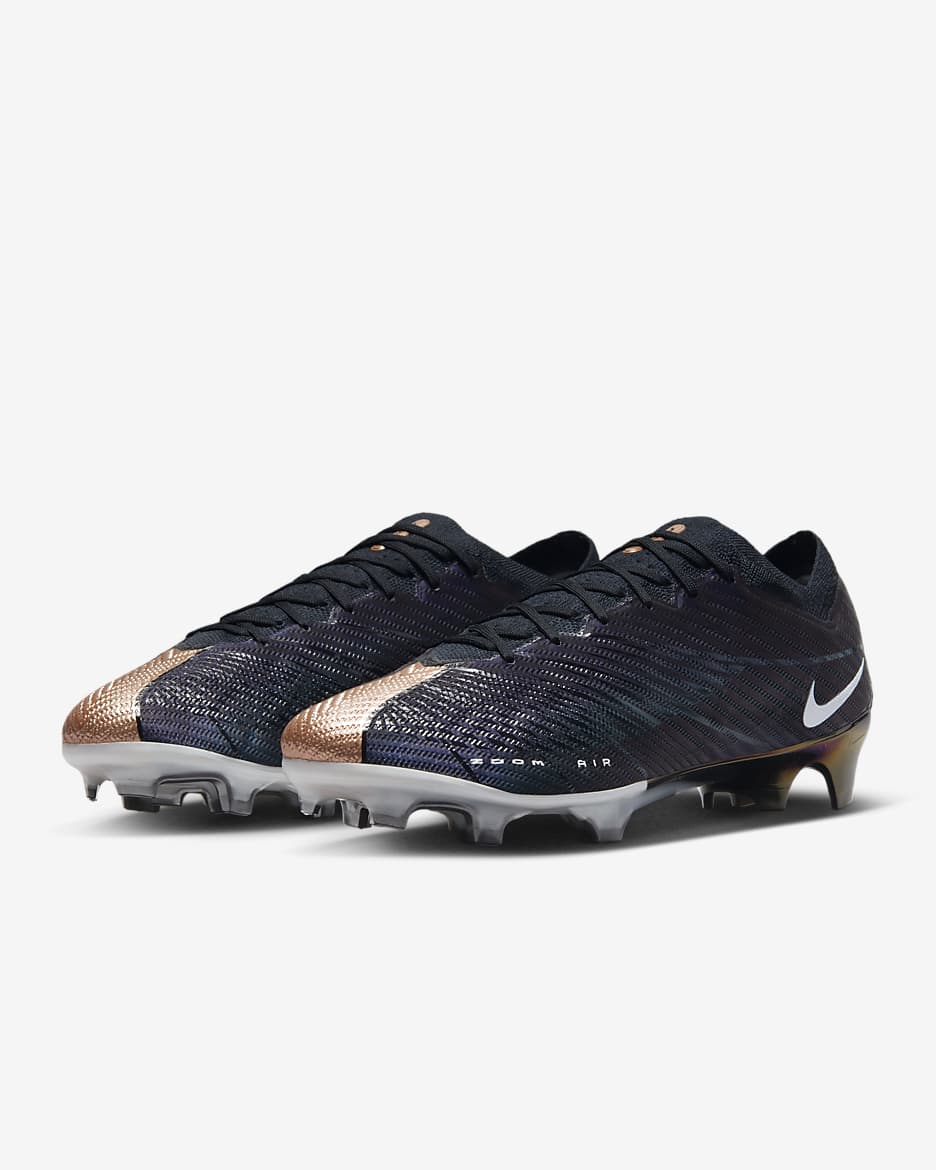 Nike Zoom Mercurial Vapor 15 Elite SE FG Firm Ground Football Boots - Black/Black