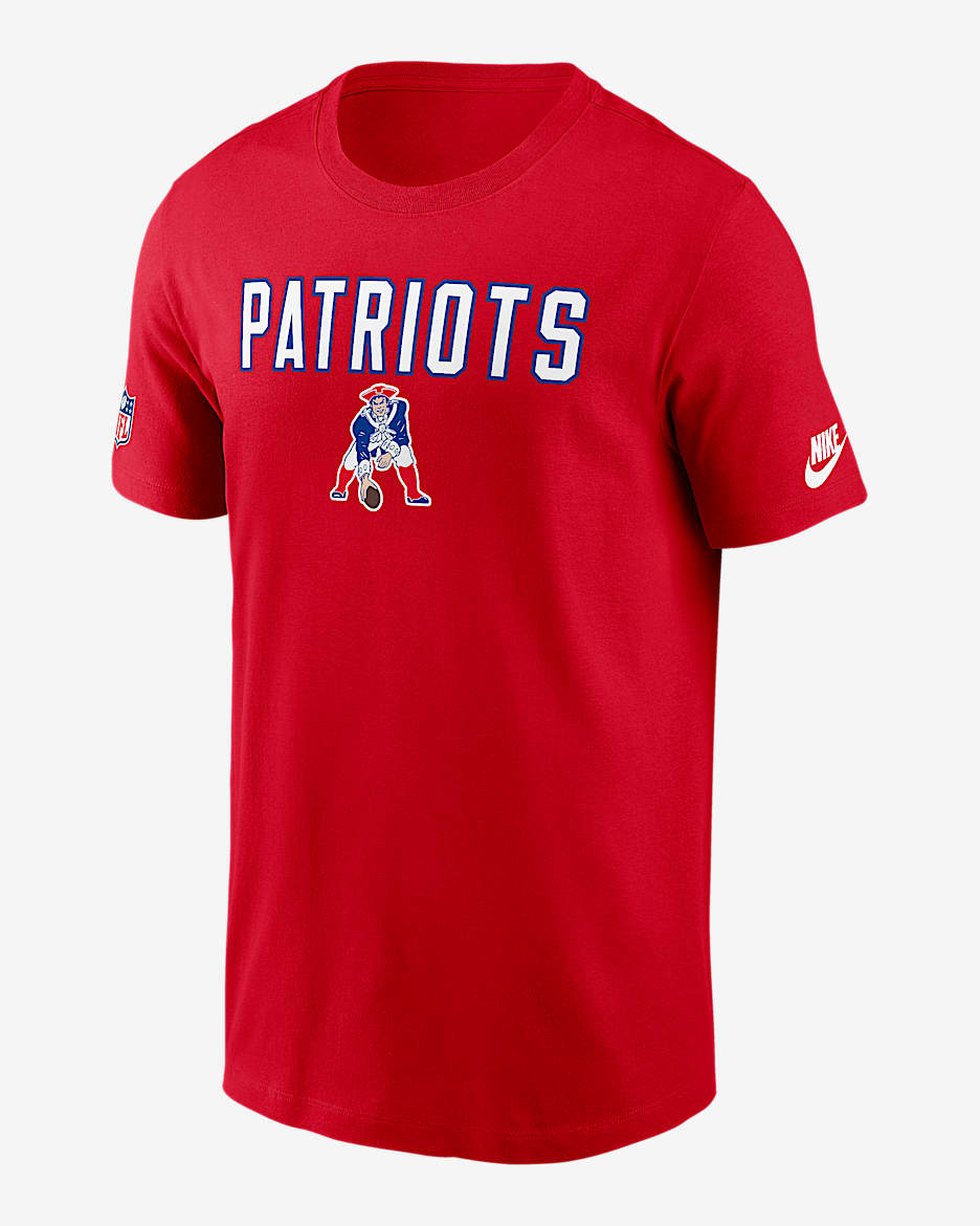 Playera Nike Dri-FIT de la NFL para hombre New England Patriots Alt Onside Conversion - Rojo