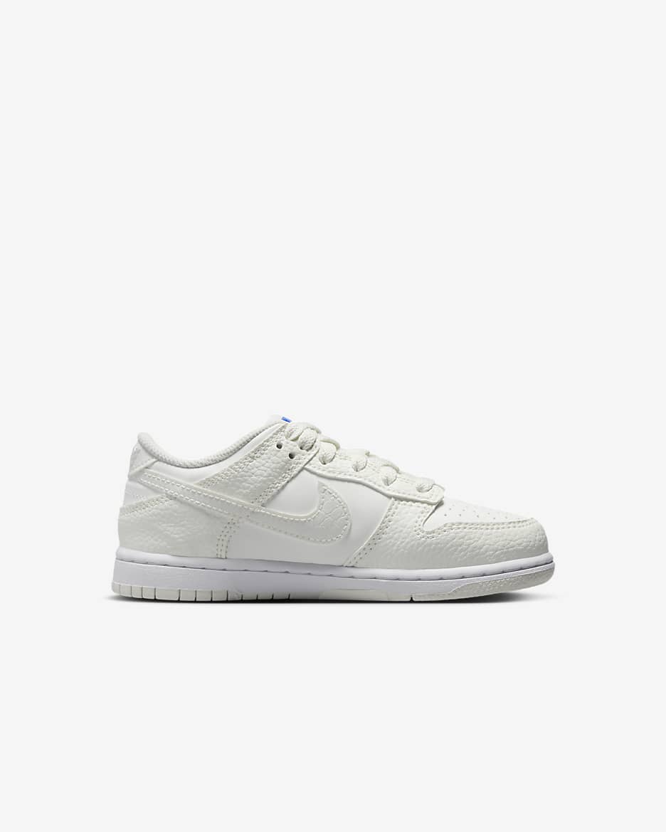 Nike Dunk Low SE cipő kisgyerekeknek - Sail/Fehér/Game Royal/Sail