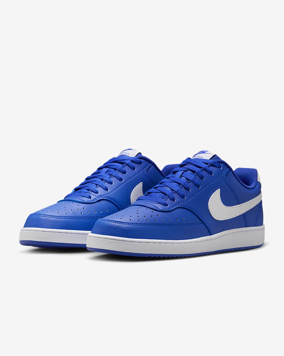 Tenis para hombre Nike Court Vision Low - Azul carrera/Blanco