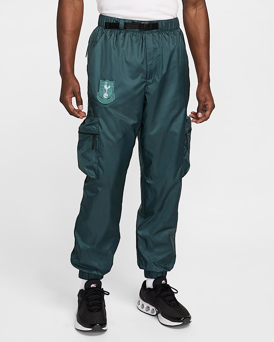 Tottenham Hotspur Tech Third Nike Fußballhose aus Webmaterial mit Futter (Herren) - Faded Spruce/Schwarz/Weiß
