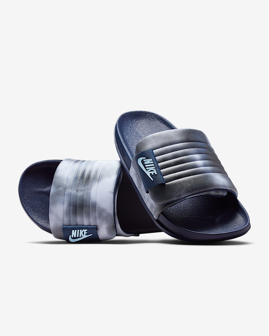 Nike Offcourt Adjust Men's Slides - Black/Midnight Navy/Aluminum