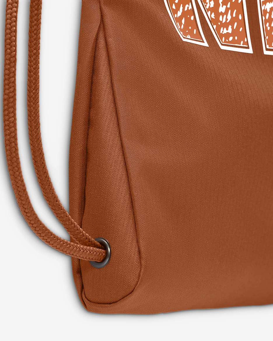 Nike Kids' Drawstring Bag (12L) - Dark Russet/Dark Russet/Cosmic Clay