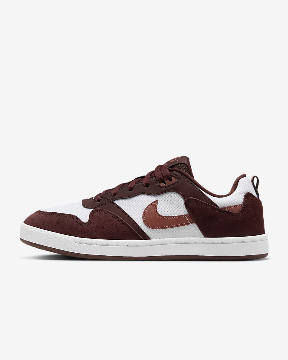 Nike SB Alleyoop Women's Skate Shoe - Mystic Dates/White/Claystone Red/Claystone Red