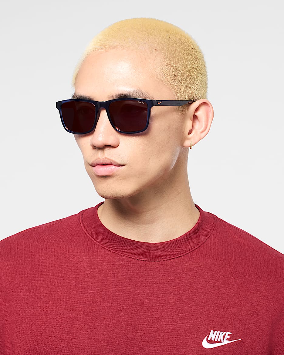 Nike Vital Core Mirrored Sunglasses - Blue Void/Orange