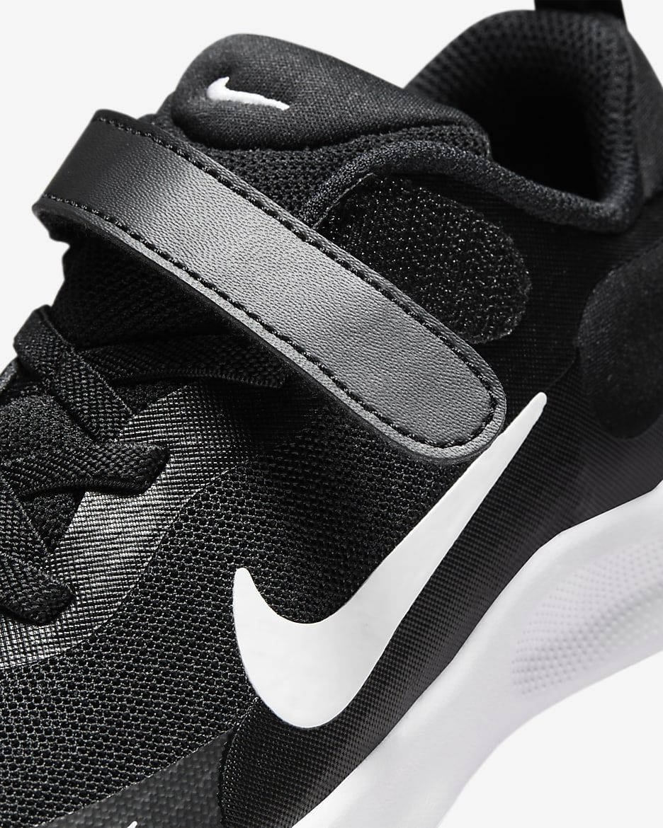 Sapatilhas Nike Revolution 7 para criança - Preto/Branco/Branco